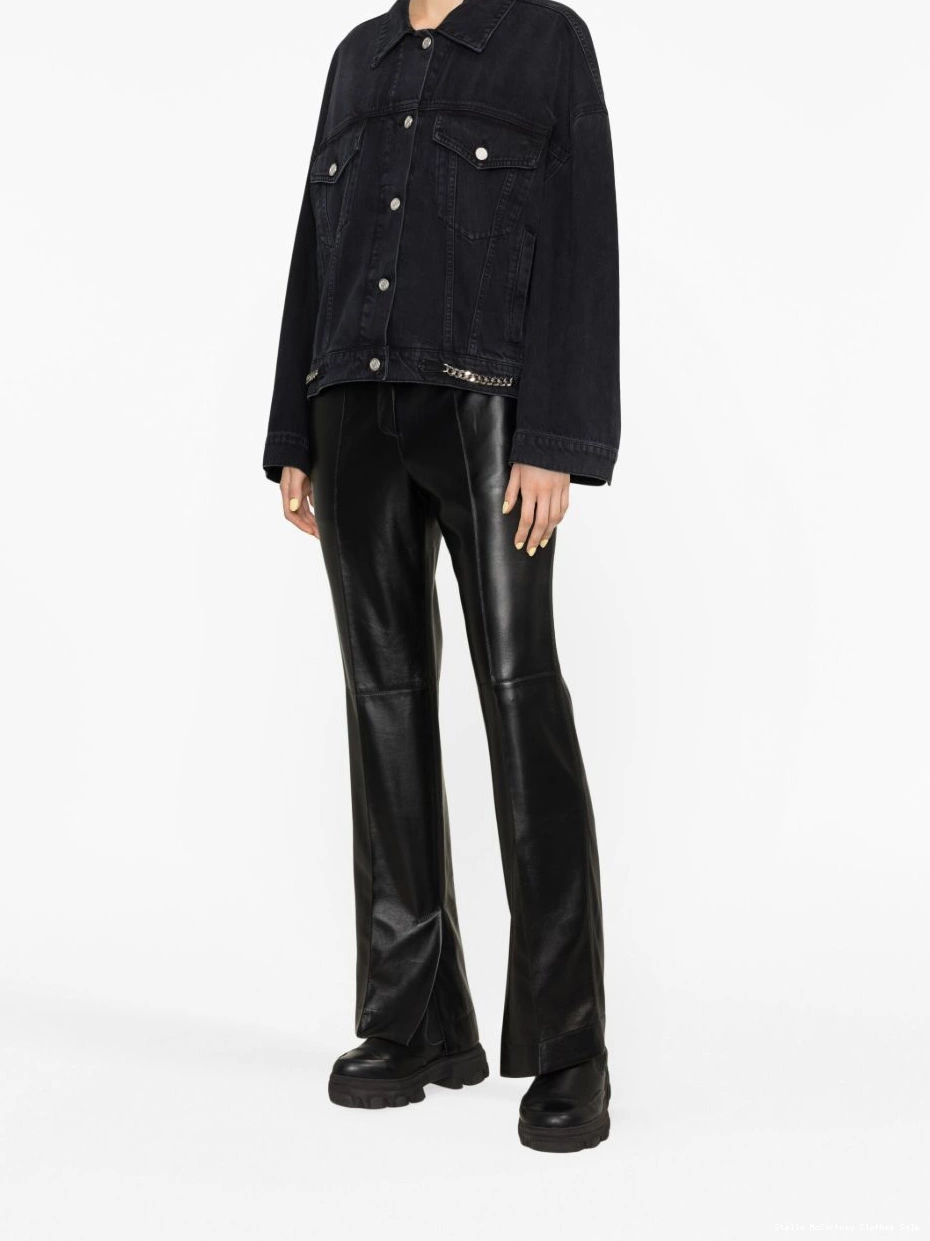 Affordable McCartney button-up jacket denim Stella Women 0716